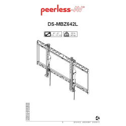 Peerless high quality DS-MBZ647P Digital Menu Board TVMount